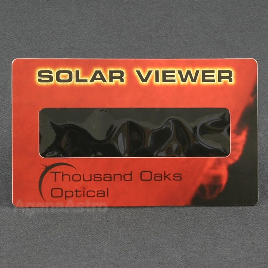 Solar viewing card