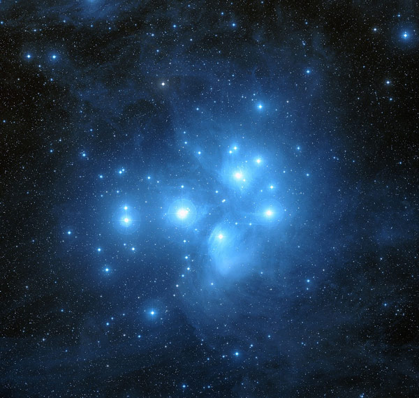 M45, Messier 45, Pleiades Cluster