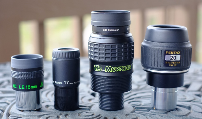 Baader Morpheus and other eyepieces