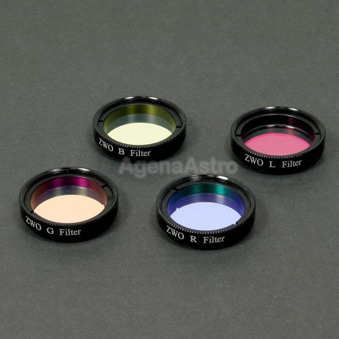 ZWO 1.25" LRGB Imaging Filter Set # LRGBSET1 - Individual Filters