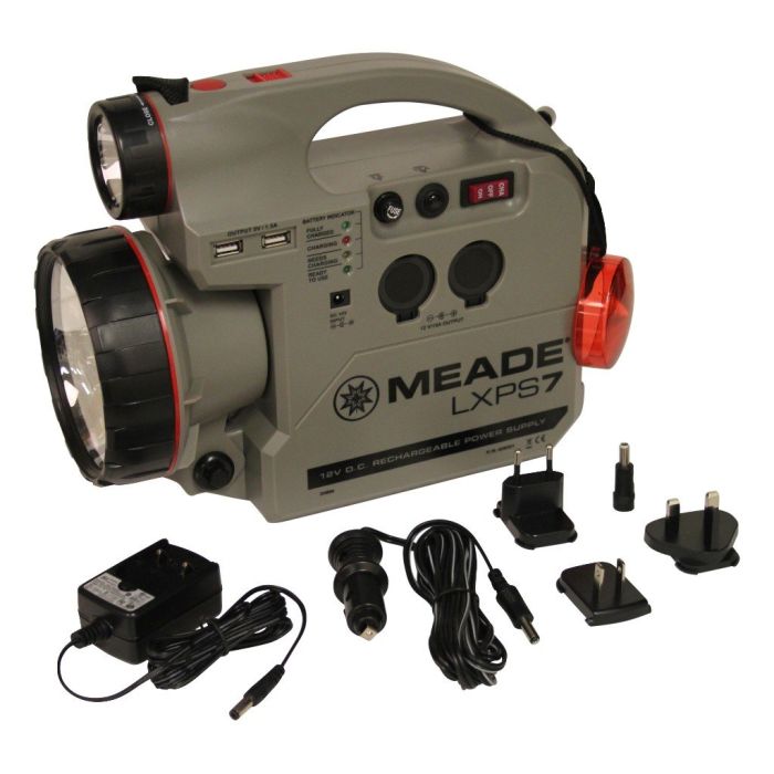 Meade LXPS7 12V 7 Amp Rechargeable Power Supply # 606001