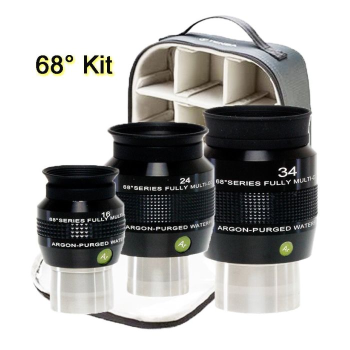 Explore Scientific 68° Eyepiece Kit with Case