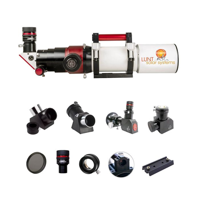 Lunt Solar 80mm f/7 Universal Day & Night Use Modular Telescope - Observer Package