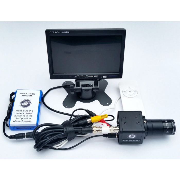 The complete Revolution Imager R2 1.25" live view CCD video astronomy camera system