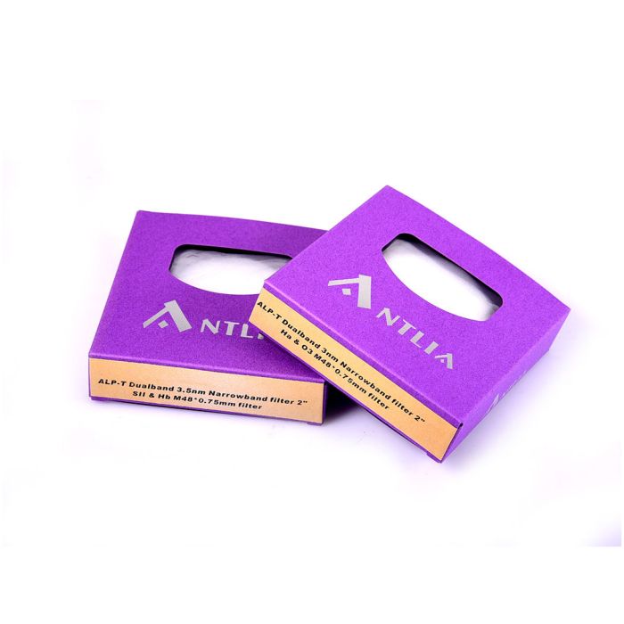 Antlia ALP-T Dual Narrowband H-a, H-b, SII & OIII (3/3.5nm) 2 Filter Set for f/4 & Slower Telescopes - 2" Mounted