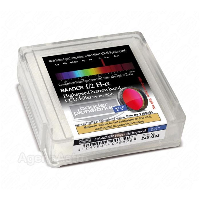 Baader f/2 Highspeed Filter: H-Alpha - 1.25" # FHALHS-1 2459393