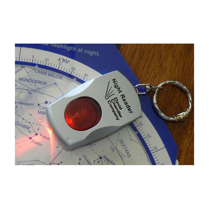 David Chandler Night Reader LED Red Light Keychain for Astronomy