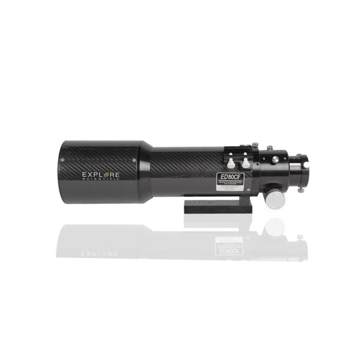 Explore Scientific 80mm f/6 Triplet ED Apochromatic Refractor Telescope - Carbon Fiber Edition