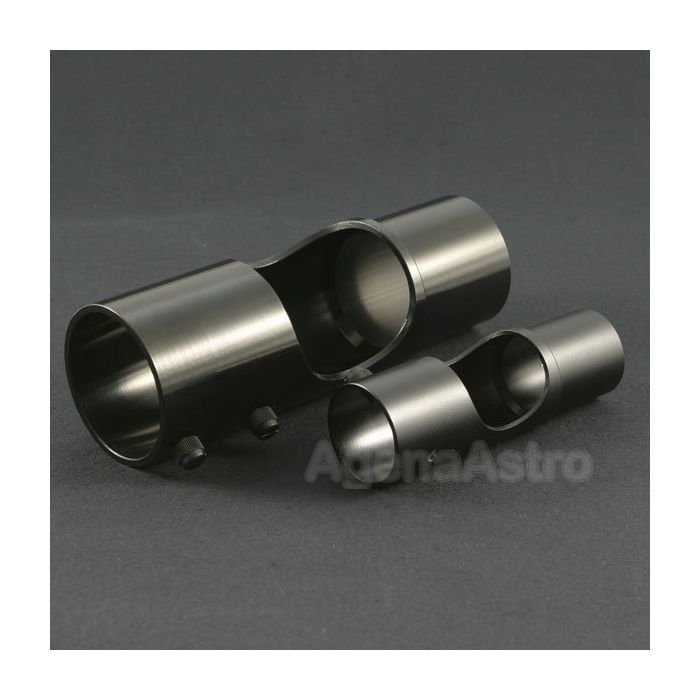 Howie Glatter Side Cut-Out Adapter Tube - 2" on the left and 1.25" on the right
