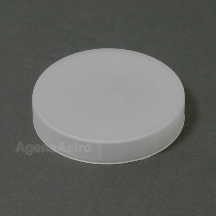 Agena End Cap: ID = 2.00" (50.8mm), Plastic, Translucent - Short