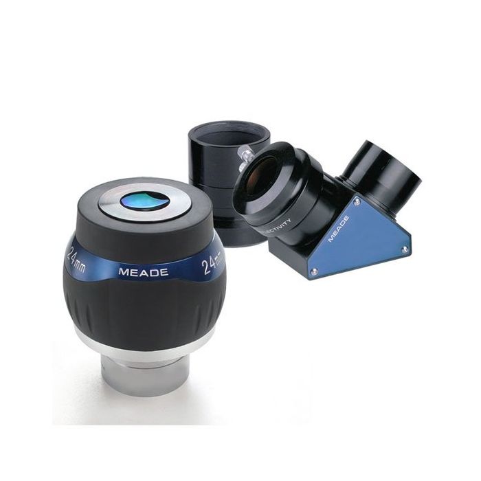 Meade 99% Reflectivity Diagonal and 24mm Ultra Wide Angle Eyepiece Kit # 07681