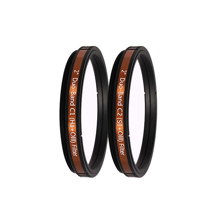 Askar Color Magic C Duo-band H-a/O-III & S-II/O-III Imaging Filter Set (2 Filters C1 & C2) - 2" Mounted