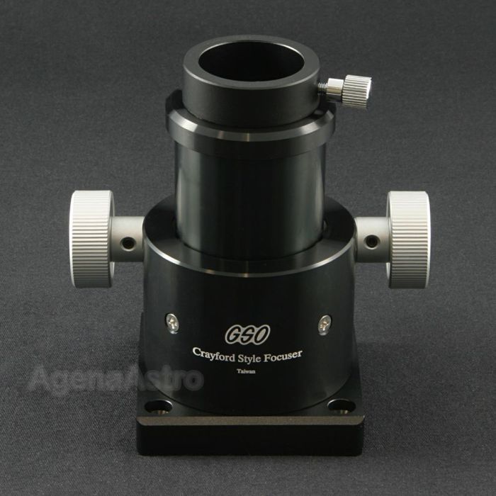 GSO 1.25" Crayford Focuser (with 176mm base plate) for Reflectors - Single Speed 