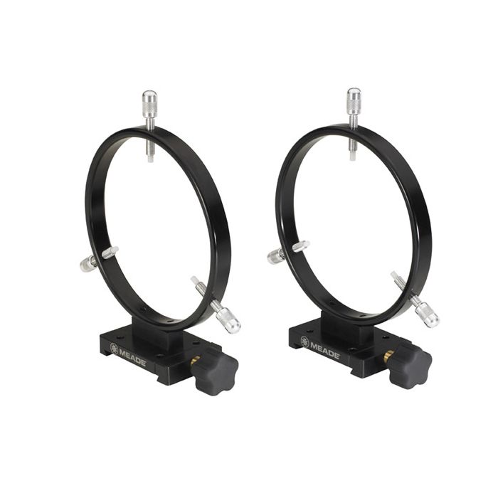 Meade 108mm Mounting Ring Set for LX90 / LX200 / SCT / ACF Telescopes # 07927