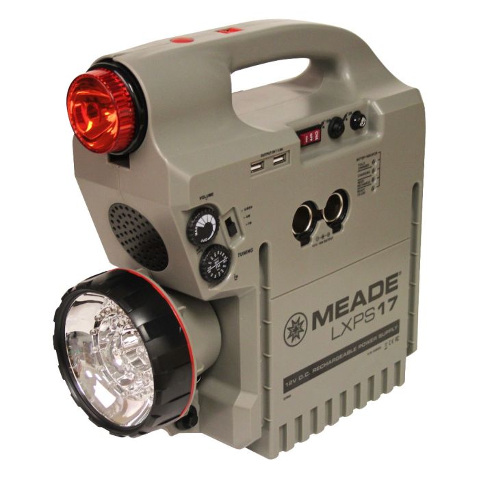 Meade LXPS17 12V 17 Amp Rechargeable Power Supply # 606002
