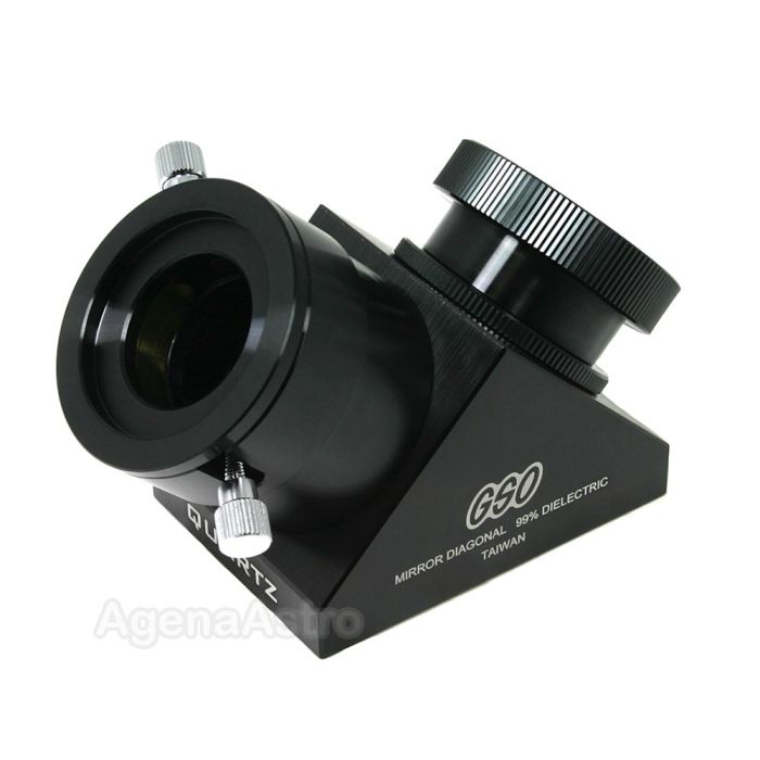 GSO 2" 90-deg 99% Quartz Dielectric Mirror Diagonal for SCTs