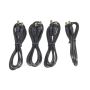 Pegasus Astro 12v DC 5.5x2.1mm Male to 5.5x2.1mm Male Power Extension Cable - 1m / 3.3ft Long (Pack of 4) # PEG-CABL-2121