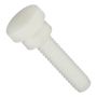 Thumb Screw, Plastic, Knurled Head, 1/4"-20, 0.5" Length (Pack of 4)