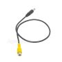 Agena AstroCell 5.5x2.1mm Male to RCA/Phono Female Jack Power Conversion Cable (0.5m Long) # AC-C05