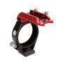 William Optics Black Mounting Ring with Red Handle/Saddle Bar for SpaceCat