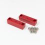 William Optics Riser Blocks for GT102, ZenithStar 103, WIFD GT81, WIFD RedCat71 Telescopes (Set of 2) # M-BK100-RD