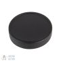 Agena End Cap: ID = 2.75" (70mm), Plastic, Black