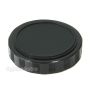 Agena End Cap: ID = 2.91" (74mm), Plastic, Black