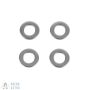 Flat Washer, Stainless Steel, Metric M5 (Pack of 4)