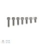 Socket Head Cap Screws, Stainless Steel, Metric M5x0.8 Thread (Pack of 4)
