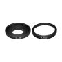 Raf Camera M42x0.75 (T2) Female to M26x0.75 Male Thread Adapter w/ Stop Ring for William Optics Binoviewers