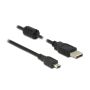 Pegasus Astro USB 2.0 Type A Male to Type Mini-B Male Cable - 2m / 6.6ft Long (Pack of 1) # USB2MINI-2M