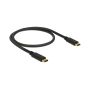Pegasus Astro USB 3.1 Gen 2 10Gbps Type-C Male to Type-C Male Cable - 0.5m / 1.6ft Long (Pack of 1) # USB3C-C-05M