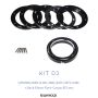 QHY Adapter Kit - Combo D3 (For Select QHY APS-C/FF Cameras & Nikon F Lenses) # 020109