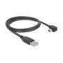 Pegasus Astro USB 2.0 Type A Male to Angled Type Mini-B Male Cable - 1m / 3.3ft Long (Pack of 2) # USB2MINI-1M