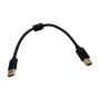 Pegasus Astro USB 3.0 Type-A Male to Type-B Male Cable - 0.3m / 11.8in Long (Pack of 2) # USB3B-03M