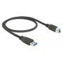 Pegasus Astro USB 3.0 Type-A Male to Type-B Male Cable - 0.5m / 1.6ft Long (Pack of 2) # USB3B-05M
