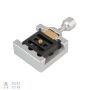 Agena V Series Vixen-Style Dovetail Saddle (Silver) with Vixen Dovetail Bar and Photo Screw - 62mm (2.5") Length # VS-62A