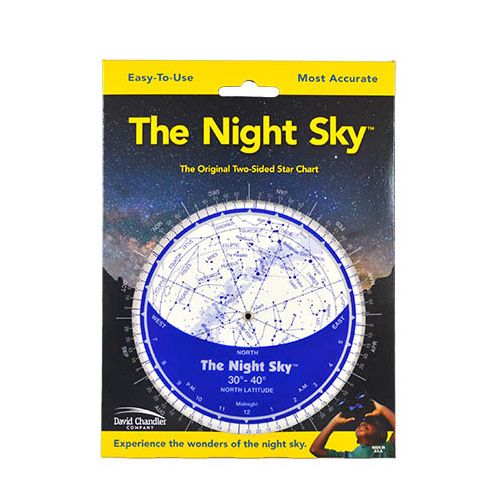 David Chandler's Night Sky Planisphere (Small Plastic) - 5 Latitude Ranges Available