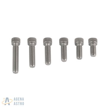 Socket Head Cap Screws, Stainless Steel, 1/4"-20 Thread (Pack of 4)