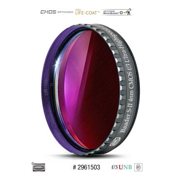 Baader CMOS-Optimized 4nm S-II f/3 Ultra-Highspeed Filter - 2" Mounted # FCSIIMSU-2 2961503