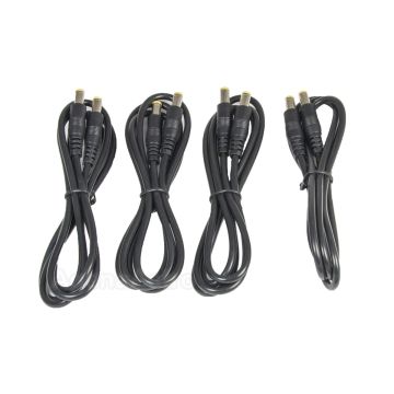 Pegasus Astro 12v DC 5.5x2.1mm Male to 5.5x2.1mm Male Power Extension Cable - 1m / 3.3ft Long (Pack of 4) # PEG-CABL-2121