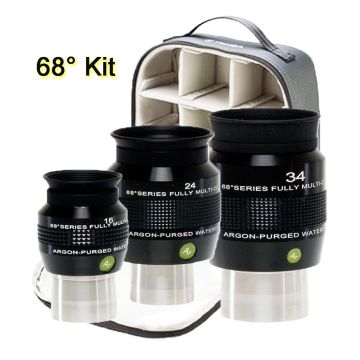 Explore Scientific 68° Eyepiece Kit with Case