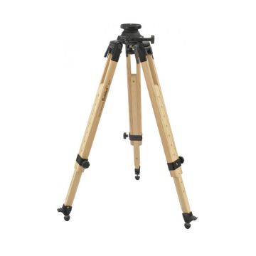 Berlebach Uni 16C Photo Tripod: Single Leg Extension, 133cm Max Height & Leveling Ball - Natural # 11080C