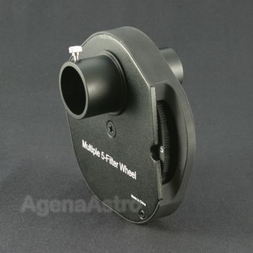 Agena 1.25" 5-Position Manual Filter Wheel with 5 Filters