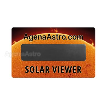 Agena Solar Eclipse Viewer Card with Thousand Oaks Solar Film - Pack of 50