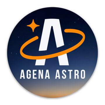 Agena Astro 3" Circular Sticker