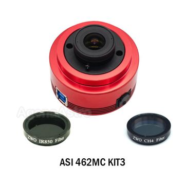 ZWO ASI462MC Color Astronomy Camera with 1.25" CH4 Methane & 850nm IR Pass Filter # ASI462MC-KIT3