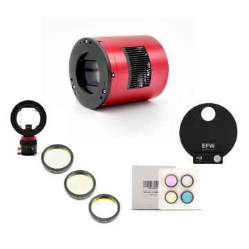 ZWO ASI6200MM Pro Full Frame Monochrome Astronomy Camera Kit with 2" EFW7, OAG-L & 2" LRGB, Ha, SII, OIII Filters # ASI6200MM-P-KIT3