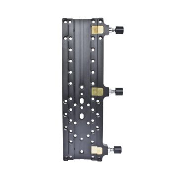 Baader PAN 3"/EQ Dual Dovetail Saddle for V (Vixen) and D (Losmandy) Style Dovetail Rails - 370mm (14.6") Length # PAN-EQD 2451565