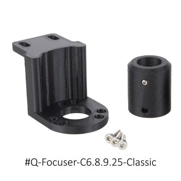 BuckeyeStargazer SCT Mounting Brackets for QHY Q Focuser # Q-Focuser-C6.8.9.25-Classic